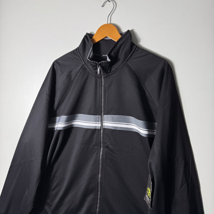 ATHLETIC WORKS SPORT JACKET INNER FLEECE BLACK COLOUR