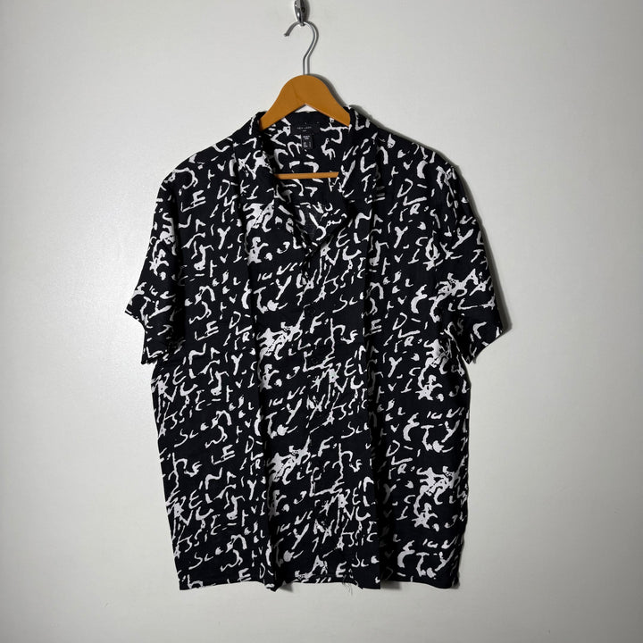 NEW LOOK CUBAN COLLAR PRINTED HALF SLEEVES HAWAI SHIRT