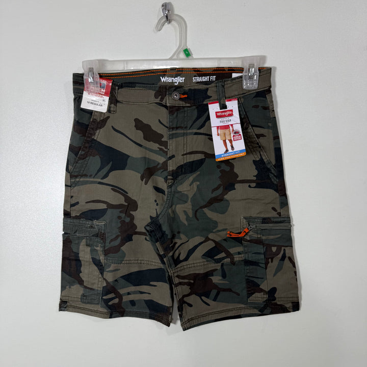 WRANGLER CAMOUFLAGE CARGO COTTON SHORT BRAND NEW
