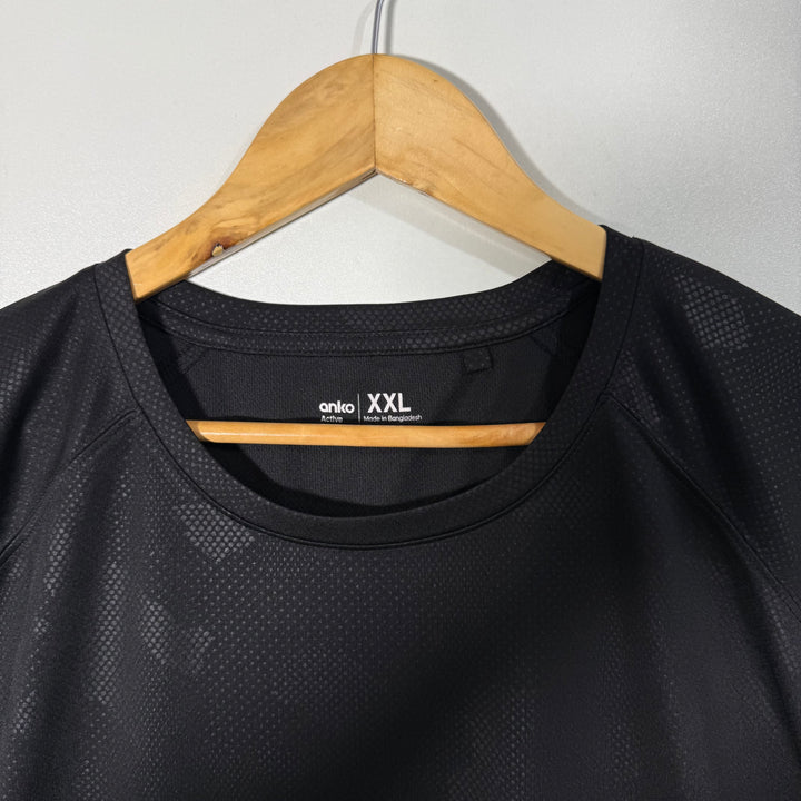 ANKO ACTIVE CAMOUFLAGE SPORT TSHIRT BLACK COLOUR
