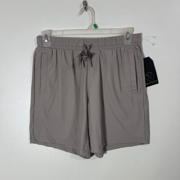 90 DEGREE BY REFLEX 4 WAY STRETCH MOISTURE WICKING LIGHT WEIGHT CONSEAL ZIP POCKETS SHORT BRAND NEW GREY COLOUR
