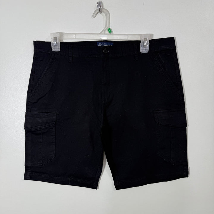 RUMARS CARGO COTTON SHORT WOTH STRETCH BLACK COLOUR