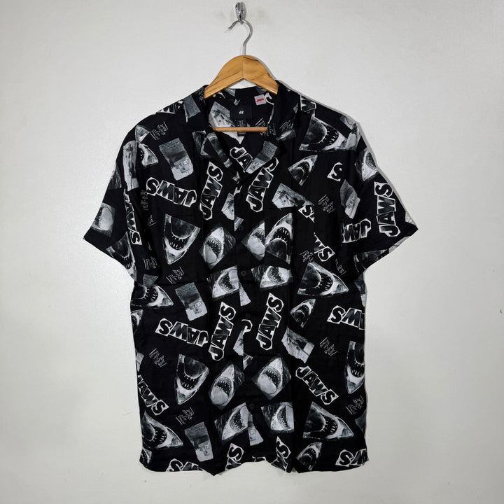 H&M CUBAN COLLAR HALF SLEEVES HAWAI SHIRT