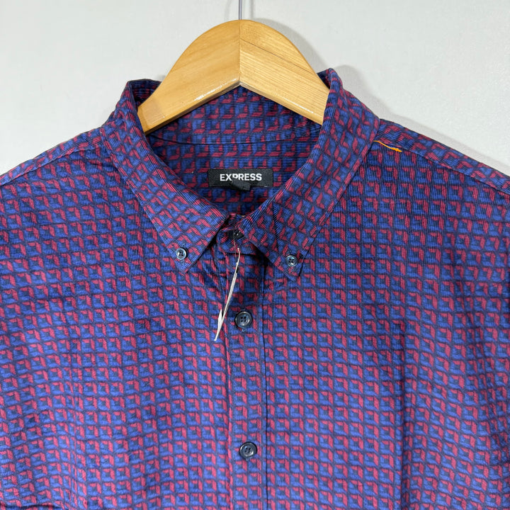 EXPRESS BUTTON DIWN CORDUROY SHIRT BRAND NEW