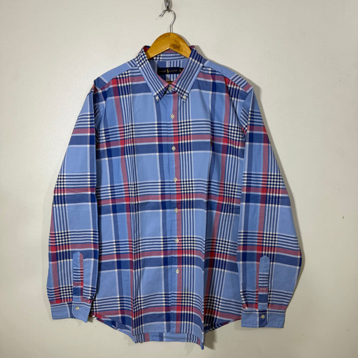 RALPH LAUREN POLO BUTTON DOWN CASUAL OXFORD COTTON SHIRT