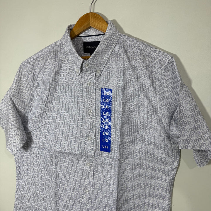 JACHS NEW YORK BUTTON DOWN HALF SLEEVES COTTON SHIRTV