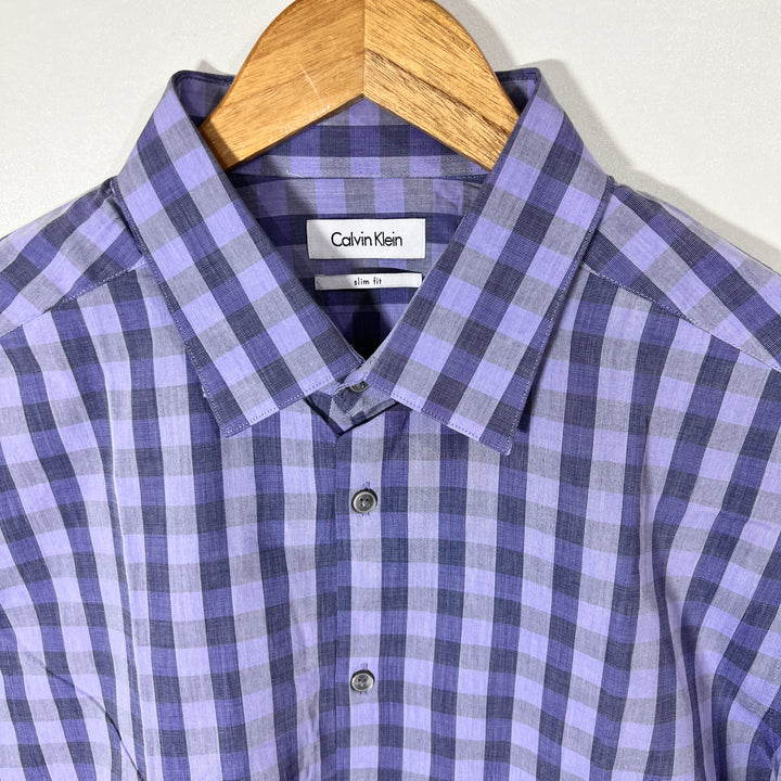 CALVIN KLEIN SLIM FIT SEMI FORMAL SHIRT