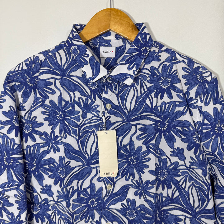 CELIO PRINTED COTTON SHIRT BRAND NEW