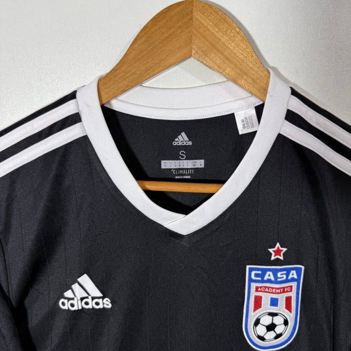 ADIDAS CLIMALITE V NECK FOOTBALL TSHIRT