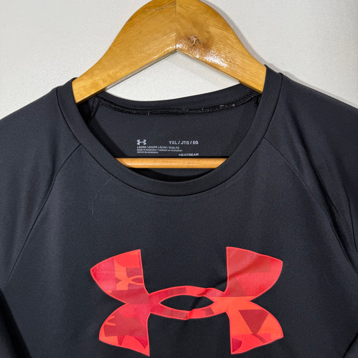 UNDER ARMOUR HEATGEAR SPORT TSHIRT BLACK COLOUR