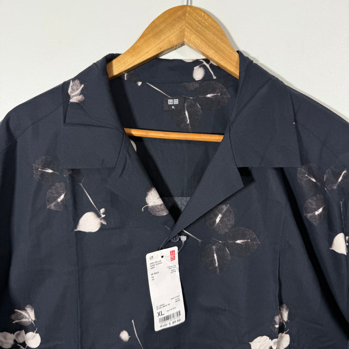 UNIQLO SAFARI COLLAR HALF SLEEVE S COTTON SHIRT BRAND NEW