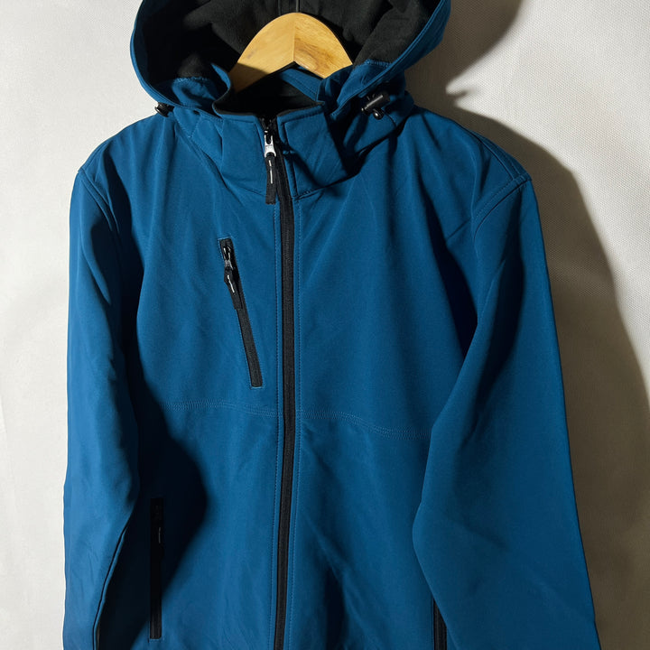 TH CLOTHING SOFT SHELL WINDBREAKER JACKET INNER FLEECE