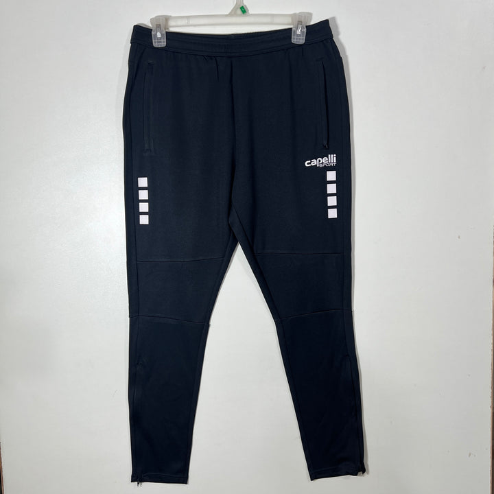 CEPALLI SPORT TROUSERS SIDE ZIP POCKETS BLACK COLOUR