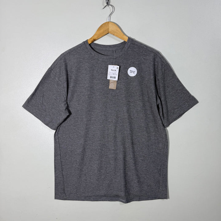 ANKO MOISTURE WICKING DROOPED SHOULDER OVERSIZED SOFT TOUCH SPORT TSHIRT BRAND NEW GREY COLOUR