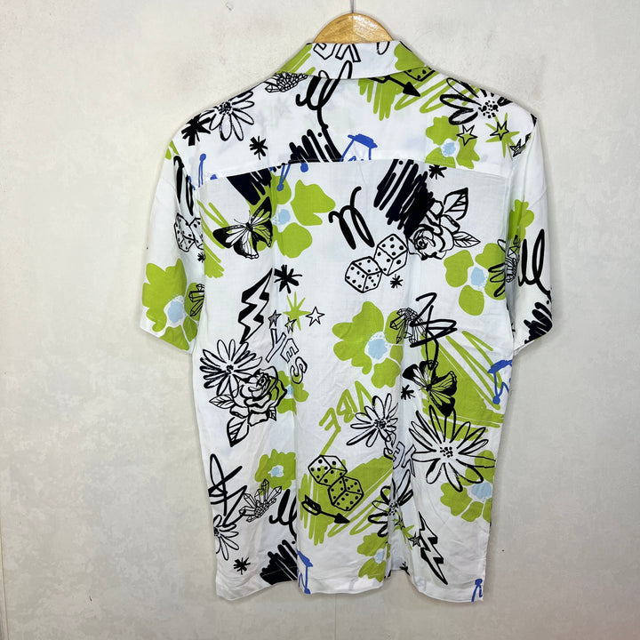 NO BOUNDARIES HALF SLEEVES SAFARI COLLAR HAWAI SHIRT BRAND NEW