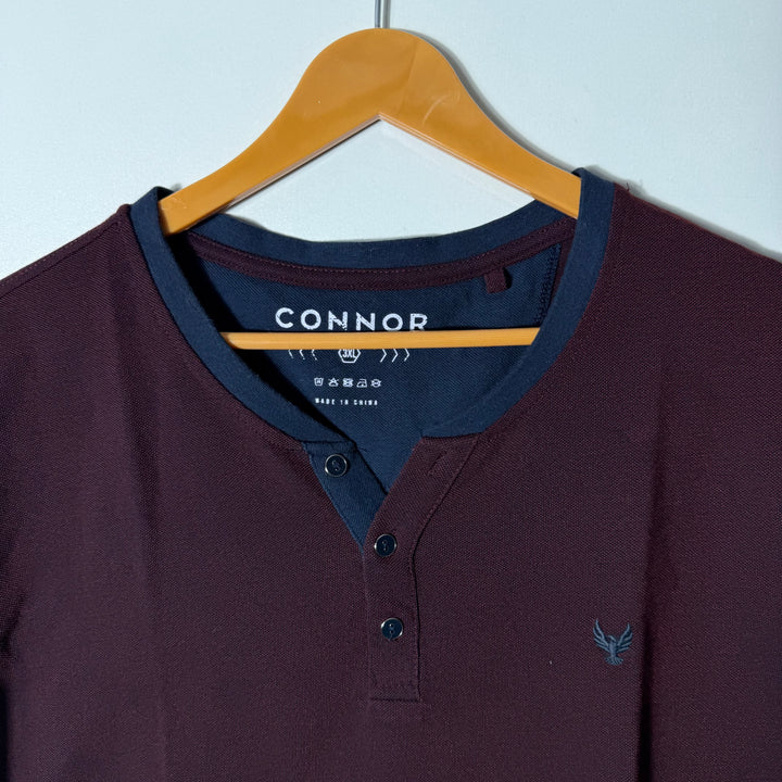 CONNOR V NECK COTTON TSHIRT