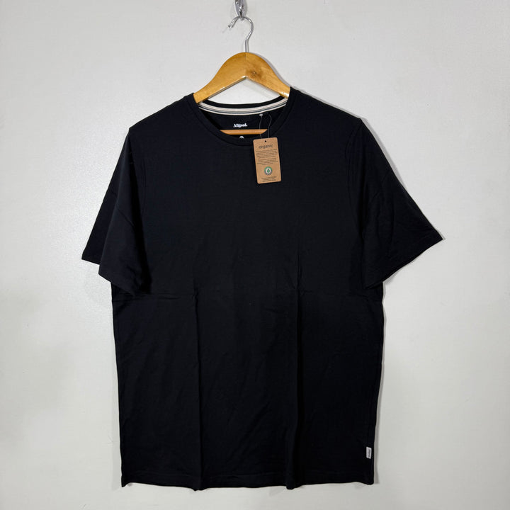 ALL GOOD REGULAR FIT COTTON TSHIRT BRAND NEW BLACK COLOUR
