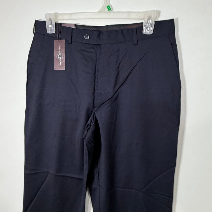 BLACK BROWN STRAIGHT FIT DRESS PANT BRA NEW BLUE COLOUR