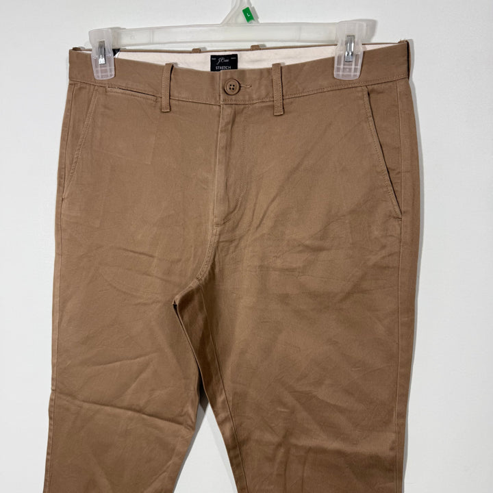 J CREW STRAIGHT FIT COTTON CHINO PANT BRAND NEW WITH STRETCH