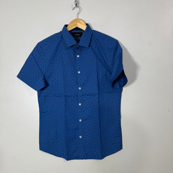 RESERVED SLIM FIT HALF SLEEVES SHIRT