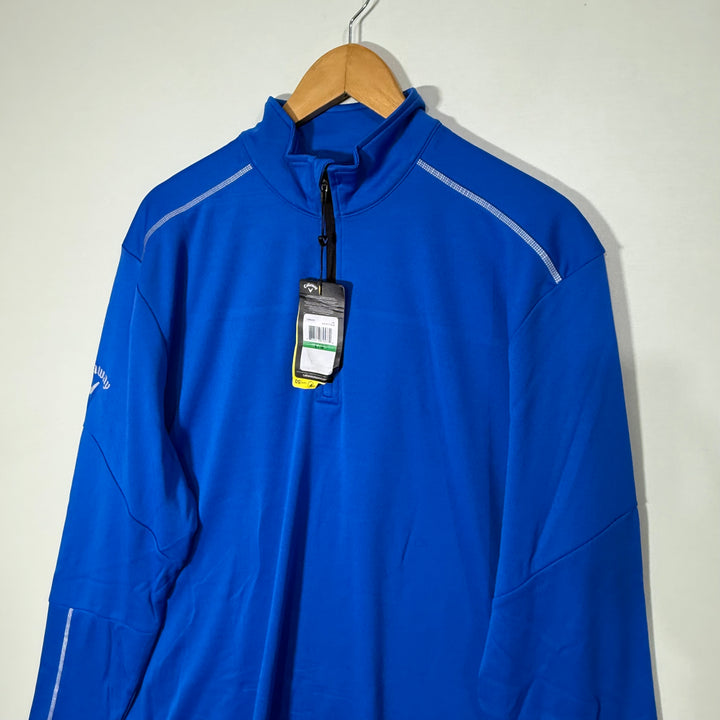 CALLAWAY WATHER SERIES HALF ZIP SPORT PULLOVER BRAND NEW INNER FLEECE