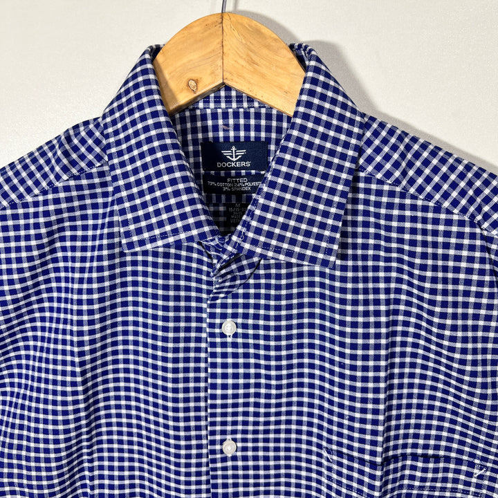 DOCKERS SEMI FORMAL CHECKERED SHIRT