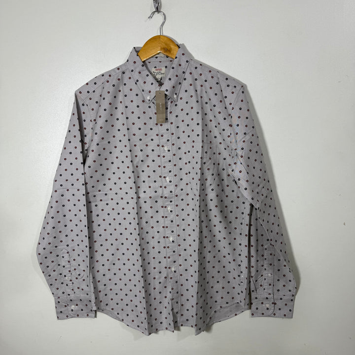 J CREW BUTTON DOWN OXFORD COTTON SHIRT BRAND NEW WITH STRETCH