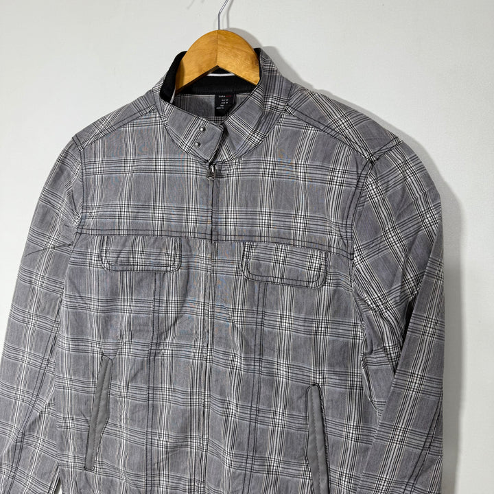 ZARA COTTON CHECKERED JACKET