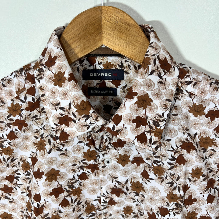 DEVRED SLIM FIT CASUAL COTTON SHIRT