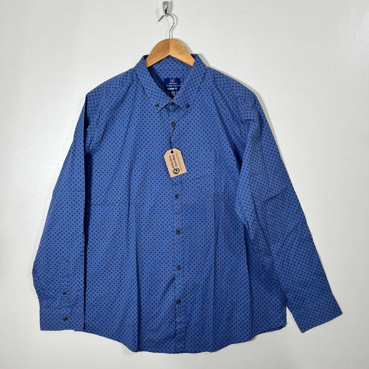 GEORGE BUTTON DOWN CASUAL COTTON SHIRT