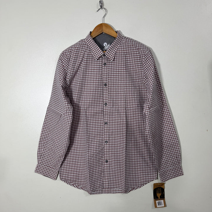 URBAN COLLECTION CHECKERED POLYESTER COTTON CHECKERED SHIRT BRAND NEW