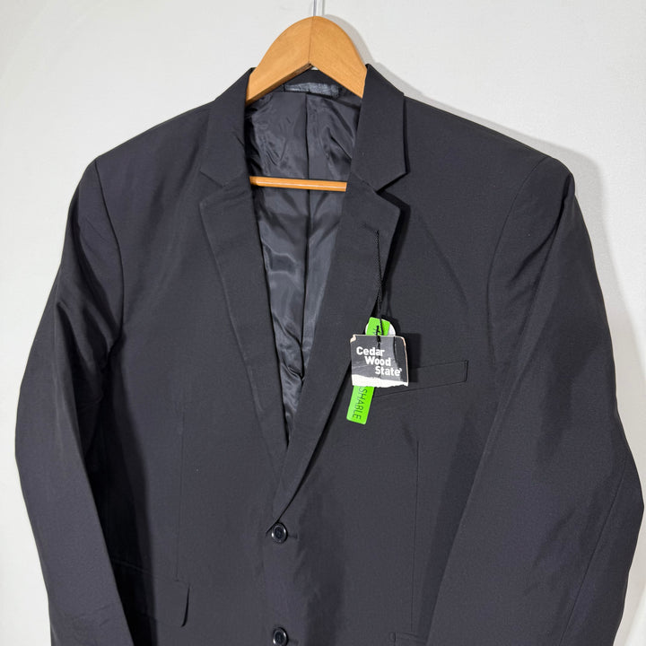 CEDAR WOOD STATE MACHINE WASHABLE BLAZER JACKET BRAND NEW BLACK COLOUR