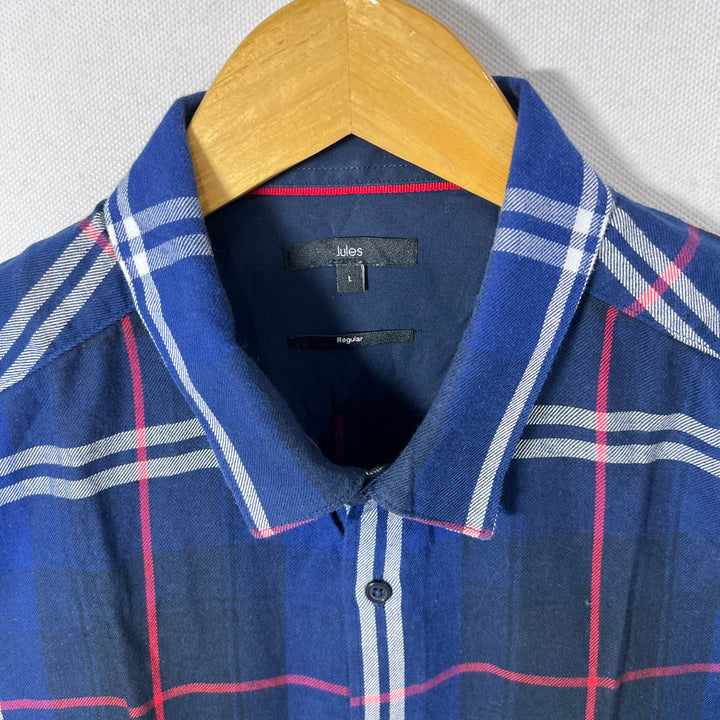 JULES REGULAR FIT FALNNEL COTTON SHIRT