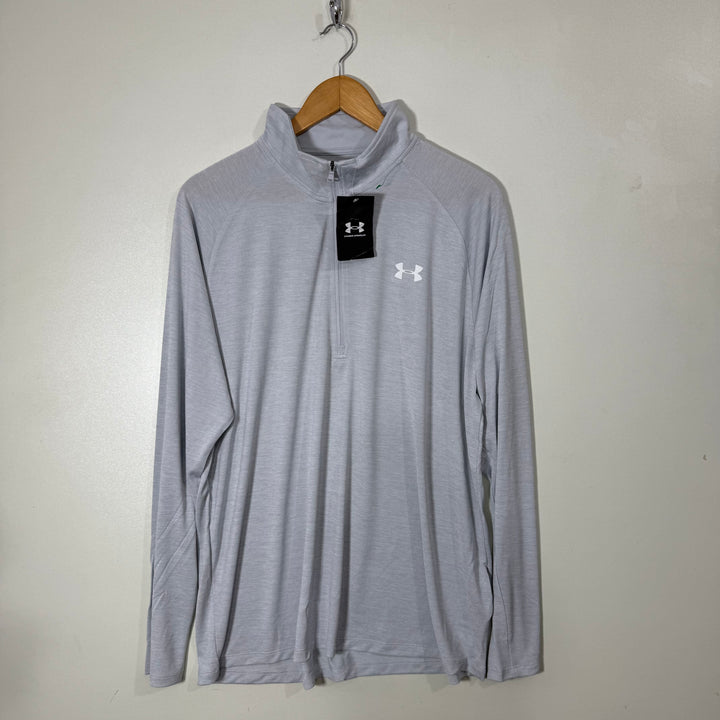 UNDER ARMOUR HALF ZIP SPORT PULLOVER BRAND NEW GREY COLOUR