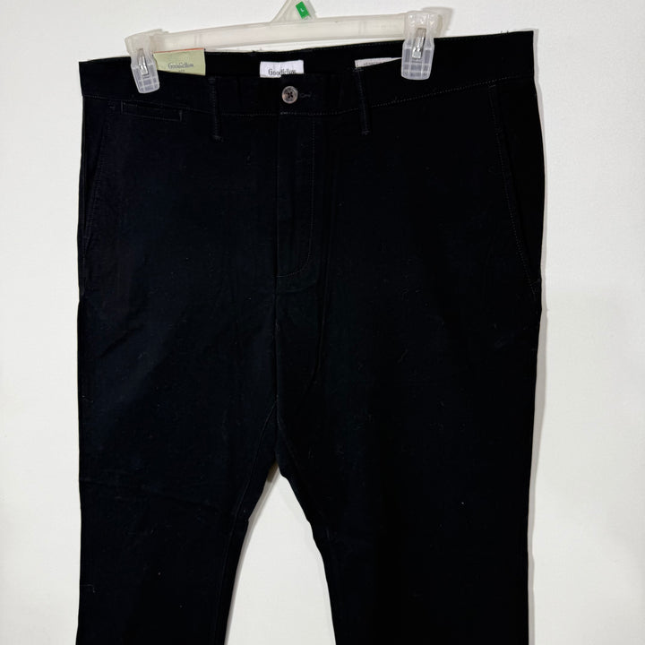 GOOD FELLOW &CO SLIM FIT COTTON CHINO PANT BRA NEW WITH STRETCH BLACK COLOUR
