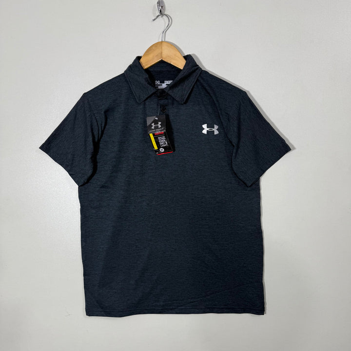 UNDER ARMOUR HEATGEAR SPORT POLO TSHIRT BRAND NEW GREY COLOUR