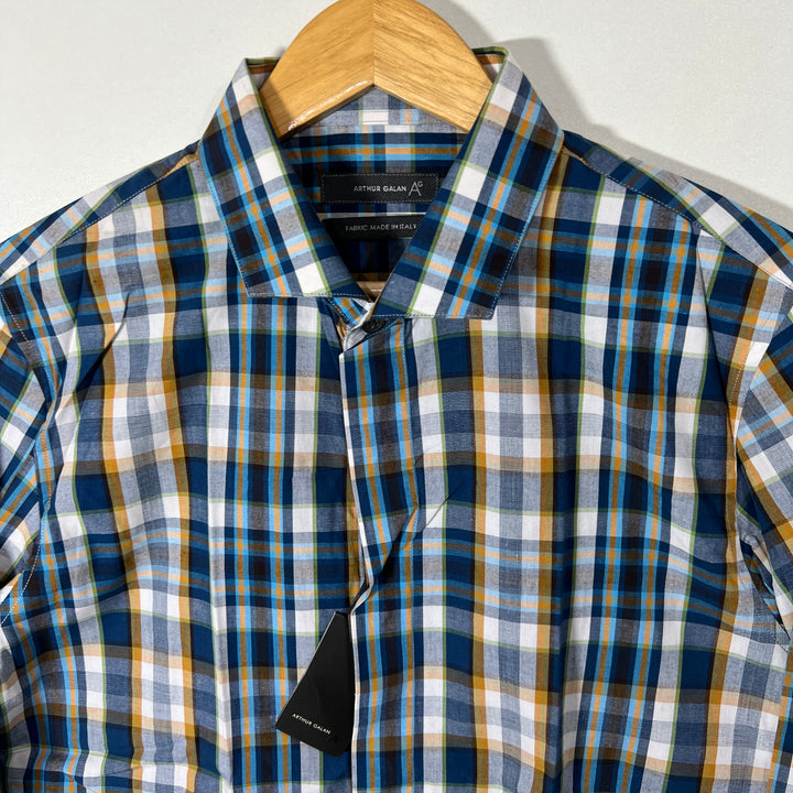 ARTHUR GALAN CHECKERED SHIRT BRAND NEW