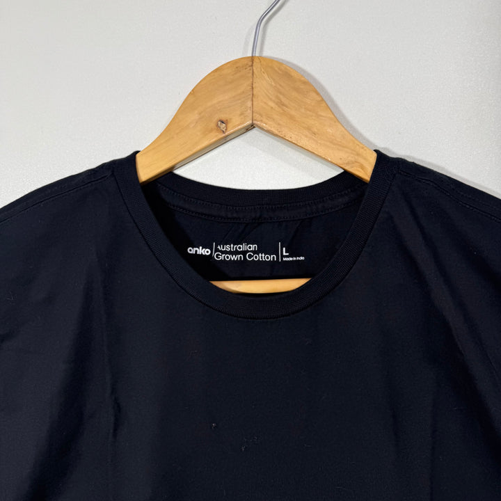ANKO COTTON TSHIRT BLACK COLOUR