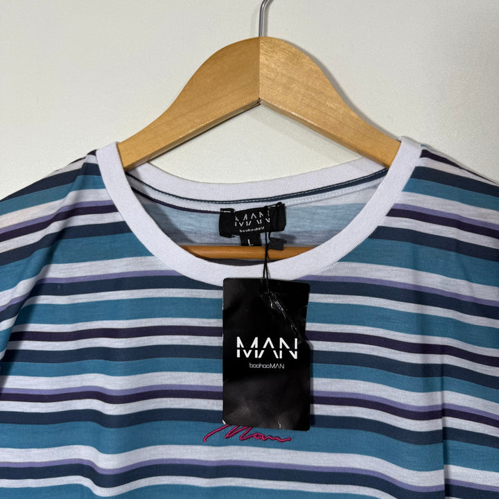 BOOHOOMAN OVERSIZED DROOPED SHOULDER COTTON TSHIRT BRAND NEW