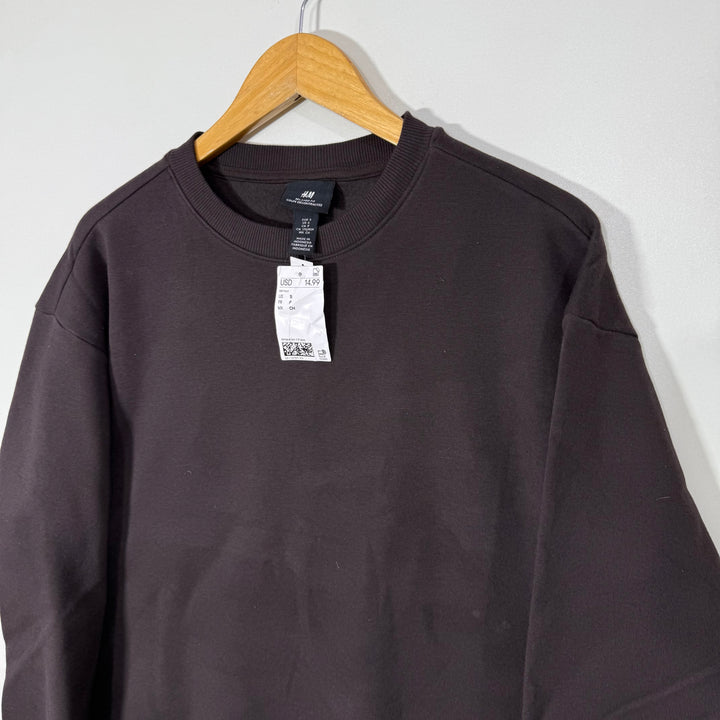 H&M RELAXED FIT DSWEATSHIRT BRAND NEW INNER FLEECE
