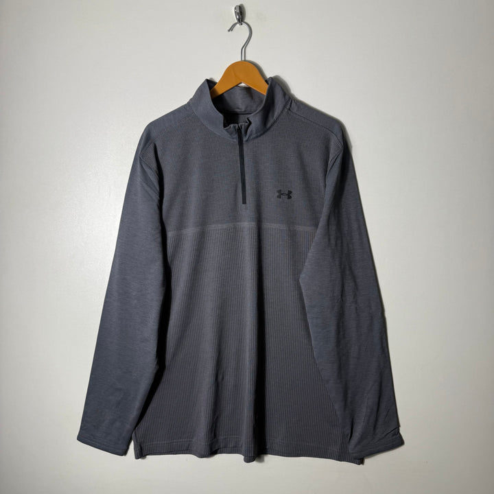 UNDER ARMOUR HALF ZIP SPORT PULLOVER GREY COLOUR