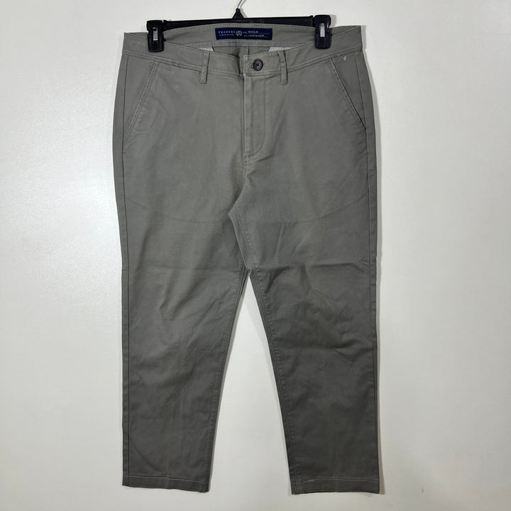 TRADERS TAPERED FIT COTTON CHINO PANT WITH STRETCH