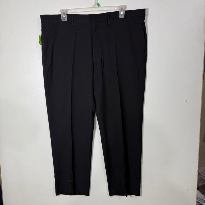 HAGGAR CLASSIC FIT PREMIUM STRETCH DRESS PANT BRAND NEW BLACK COLOUR