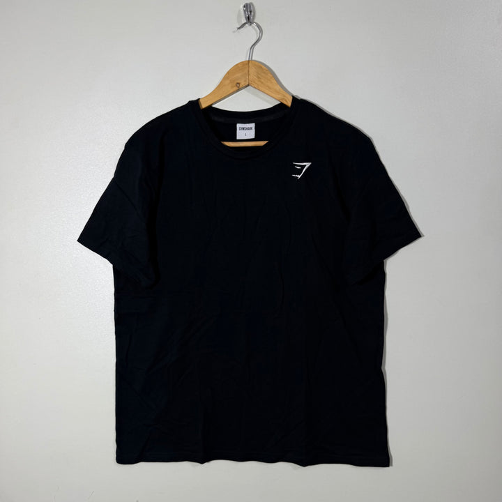 GYMSHARK COTTON TSHIRT BLACK COLOUR