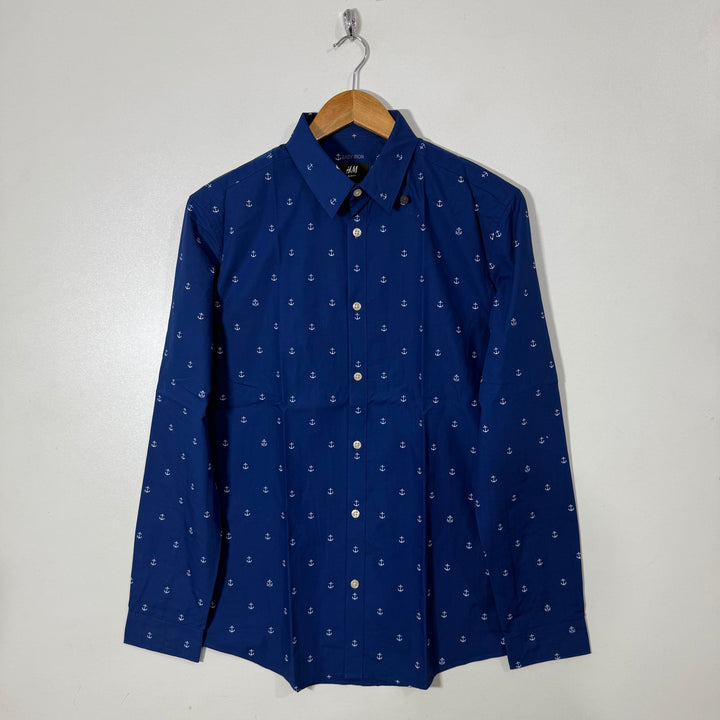 H&M SLIM FIT CASUAL COTTON SHIRT