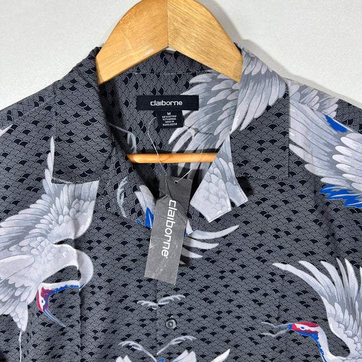 CLAIBORNE SAFARI COLLAR HALF SLEEVES COTTON SHIRT BRAND NEW