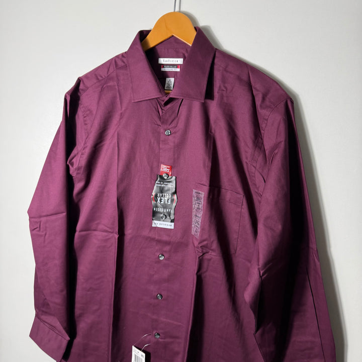 VAN HEUSEN REGULAR FIT FLEX COLLAR FORMAL SHIRT BRAND NEW