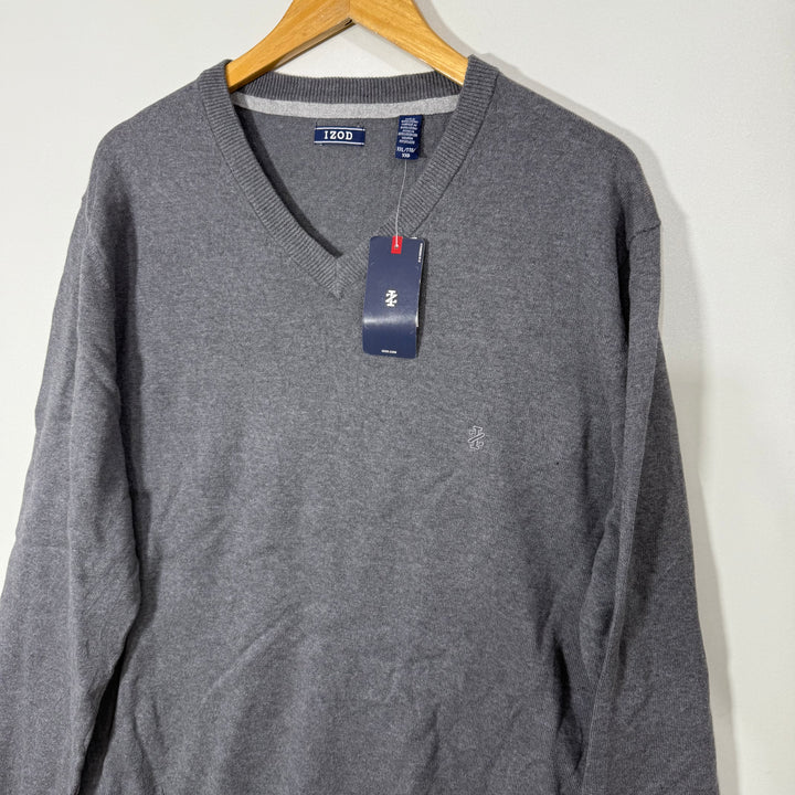 IZOD V NECK COTTON SWEATER BRAND NEW