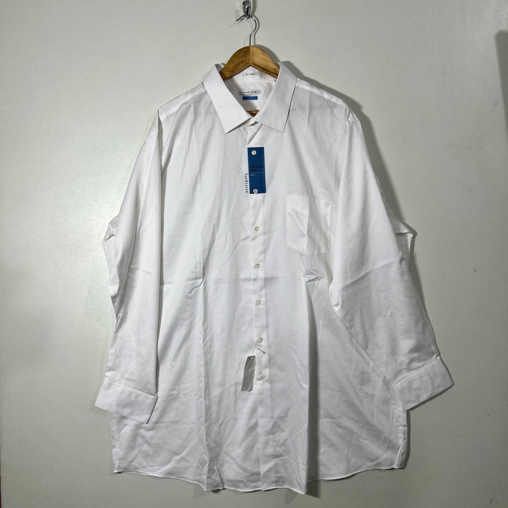 VAN HEUSEN TALL LUX SATEEN FORMAL COTTON SHIRT BRAND NEW