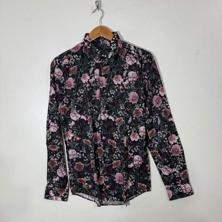 H&M PRINTED CASUAL COTTON SHIRT